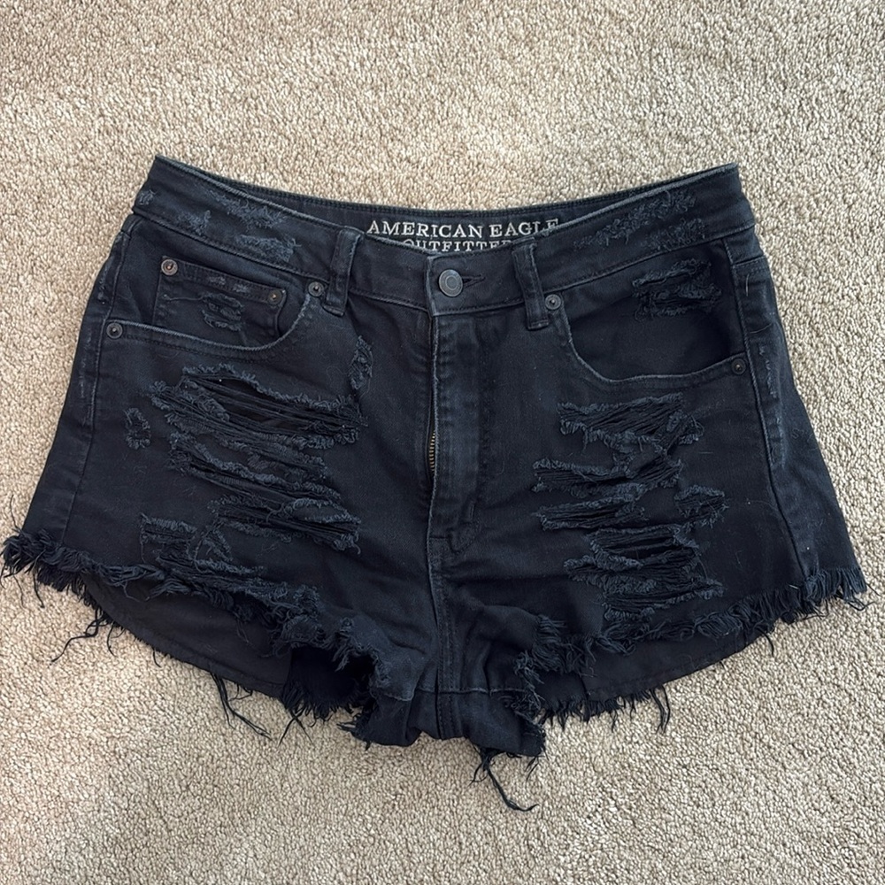 American Eagle Super Stretch Vintage High Rise Festival Jean shorts, size US 6